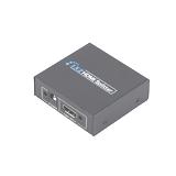 Сплітер HDMI (1шт. HDMI-2ГН. HDMI), з блоком живлення; UHD, HDTV, 4K, 2K, 3D; 2 синхронізованих виходу, (),
   [China]