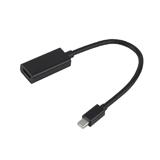 Конвертер штекер mini DisplayPort - гніздо HDMI, чорний