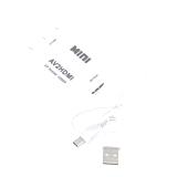 Конвертер MINI, AV в HDMI, білий, 3гн.RCA ( IN) - гн.HDMI(OUT), NTSC / PAL, 720p / 1080p, живлення 5V, (),
   [China]