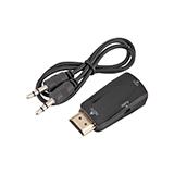 Конвертер HDMI в VGA, черный