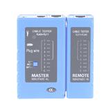 Тестер кабельний NSHL916DC-ALL, RJ45 + RJ11, для тест. ділянок локал. мереж, магистрал. ліній і окремих патч-кордів, (Коробка),
   [China]