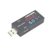 Тестер USB KWS-10VA, вимірює напругу, струм; два USB-виходи, (),
   [China]