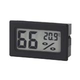 Цифровий термометр-гігрометр чорний