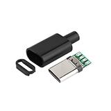 Штекер USB Type-C 4pin, черный
