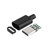 Штекер USB Type-C 4pin, черный
