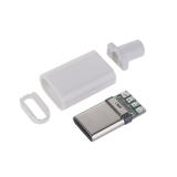 Штекер USB Type-C, для передачи данных и зарядки, белый