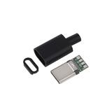 Штекер USB Type-C 4pin, черный