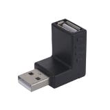 Перехідник шт.USB A - гн.USB A, кутовий