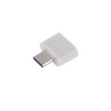 Переходник гнездо USB A - штекер Type-C (OTG) белый