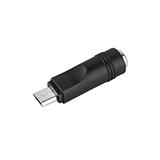 Переходник штекер microUSB - гнездо питания 5,5/2,1мм