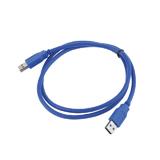 Кабель штекер USB A 3.0 - штекер USB A 3.0, синий 1м