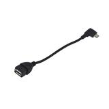 Кабель OTG USB-micro USB (кутове) 5pin