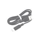 Шнур Магнітний hoco U40A USB а-type-C, сірий; довжина 1,0 м; зарядний струм до 2,0 A;, (Коробка),
   [hoco.]