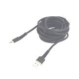 Шнур QIHANG C07 USB A - type-C, Чорний; Довжина 3,0 м; зарядний струм до 4,1 A;, (Коробка),
   [QIHANG]
