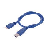 Кабель USB 3.0 штекер A - штекер micro-B, 0,5м