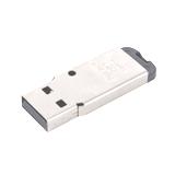 Кардрідер брелок USB 2.0-MicroSD, метал, 37х14х5мм, металевий корпус, можна повісити на ключі, (),
   [China]