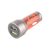 Зарядний пристрій Borofone BZ12, 2 порти USB A; максимальний струм 2,4 A; вихідна напруга 5V, (Коробка),
   [Borofone]