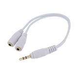 Переходник штекер mini jack 3,5мм стерео - 2 гнезда mini jack 3,5мм стерео