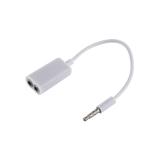 Сплиттер штекер mini jack 3.5мм 4C - 2 гнезда mini jack 3.5мм 4C