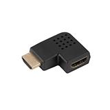 Перехідник кутовий R-подібний гніздо HDMI - штекер HDMI