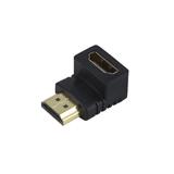 Перехідник штекер HDMI - гніздо HDMI кутовий