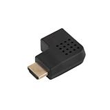 Перехідник кутовий L-подібний гніздо HDMI - штекер HDMI