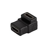 Перехідник гн.HDMI-гн.HDMI кутовий