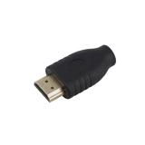 Перехідник штекер HDMI - гніздо microHDMI