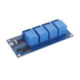 Модуль реле 4 канала, с управлением через USB / UART
