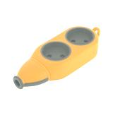 Колодка на 2 розетки, 2 розетки; 250V; 10A, (),
   [China]
