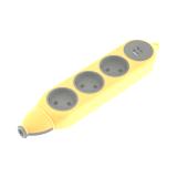 Колодка на 3 розетки + 2 USB, 3 розетки; 250V; 16A, (),
   [China]