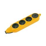 Колодка на 2 розетки + 2 USB, 2 розетки; 250V; 16A, (),
   [China]