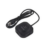 Хаб VegGieg V-U2406 USB 1,5м, чёрный