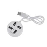 Хаб P-1703 4 порти, білий, 4 порти USB 2.0, підтримка HDD 2TB, (Коробка),
   [hoco.]