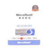 USB флешка Microflash 32Гб, синя, USB 2.0; 60×18×8мм, пластик, (Блістер),
   [Microflash]