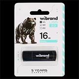 USB флешка Wibrand Grizzly 16Гб, чорна
