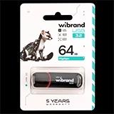 USB флешка Wibrand Gen1 Marten 64Гб, чёрная