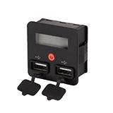 Модуль-индикатор емкости батарей Li-ion/Pb/LiFePO4 с выходом 2xUSB