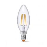 Светодиодная лампа FILAMENT 4W E14 LED 3000K тёплый