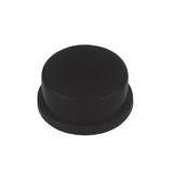 Ковпачок для мікрокнопки A24 чорний, для кнопок 12х12мм з квадратним штовхачем, (),
   [China]