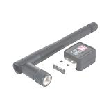 Бездротовий мережевий адаптер з антеною 10см Wi-Fi-USB CL-UW04, 802.11bgn, 150MB, 2.4 GHz, WIN7/XP/Vista/2K/MAC/LINUX, (),
   []