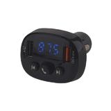 FM-модулятор XO BCC03, c QC 3.0, 12-24V, MP3, 2xUSB, швидка зарядка QC 3.0, (Коробка),
   [XO]