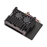 Радиатор для Raspberry Pi 5 с вентиляторами и комплектом крепления