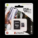 Карта памяти KINGSTON microSDXC 256GB + адаптер SD
