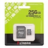 Карта памяти KINGSTON microSDXC 256GB + адаптер SD