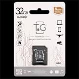 Карта памяти T&G microSDHC 32GB + адаптер SD