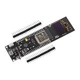Плата розробника ESP32 з OLED-дисплеєм і відсіком для 18650
