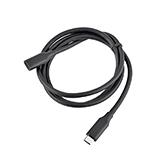 Кабель-удлинитель UGREEN male type-C - female type-C 1м черный