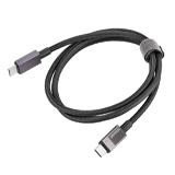 Кабель UGREEN L512 type-C - type-C 100W 1м черный