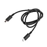 Кабель 45W Type-C - Type-C 1 м черный